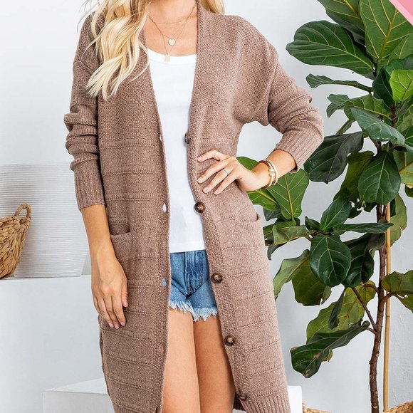 Sweet Lovely by Jen Midi Sweater Cardigan - Picture 5 of 5